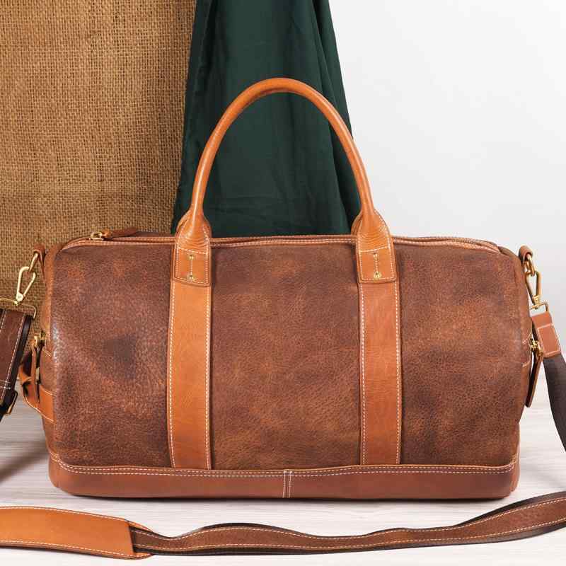トラベルバッグ ユニセックス 男女兼用 牛革 本革 レザー ボストンバッグ ショルダーバッグ 肩掛け鞄 ..