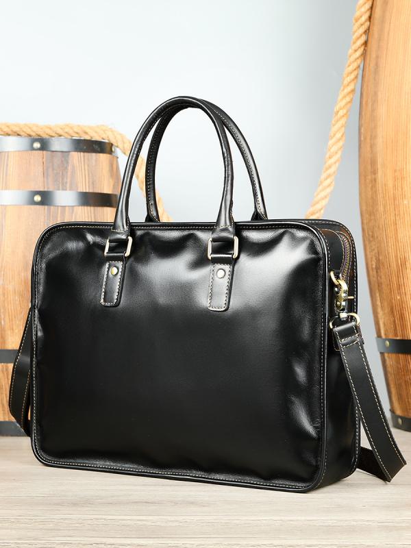 ビジネスバッグ メンズ 男性用 上質 本革 牛革 高級感 シンプルモダン 無地 通勤 カジュアル トートバ..