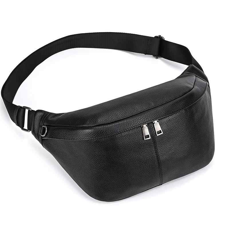 ボディバッグ メンズ 本革 牛革 オイルレザー 大容量 ワンショルダー シンプル カジュアル 軽量 耐久性 普段使い デイリーユース 10インチPC収納 タブレット収納 黒 ブラック ブラウン 無地 多機能