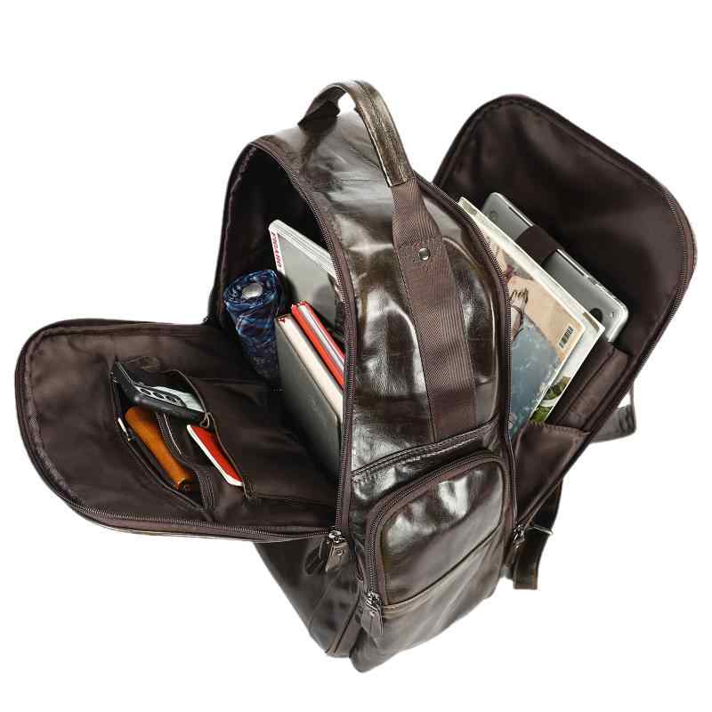 リュックサック メンズ 男性用 本革 牛革 トップグレインレザー 高級感 ビジネス 旅行 カジュアル デイ..