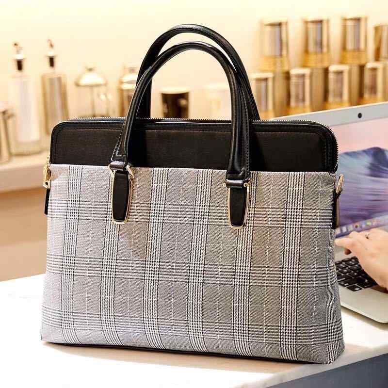 ブリーフケース 男女兼用 ユニセックス ノートPCバッグ パソコンケース ビジネスバッグ 14インチ対応 ..