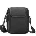 ショルダーバッグ メンズ 男性用 本革 牛革 フラップ 大容量 高級感 防水 撥水 耐摩耗 丈夫 8インチタブレット対応 収納力抜群 ビジネス カジュアル 普段使い 通勤 日常 クロスボディ ワンショルダー ブラック 黒