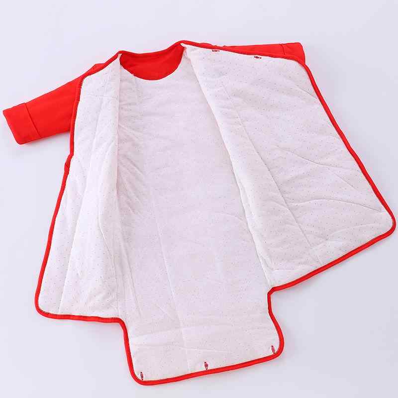 スリーパー ベビー 新生児 幼児 赤ちゃん 赤 レッド 国風 和柄 アニマル柄 純綿 コットン 寝冷え防止 蹴り出し防止 防寒 保温 柔らかい 快適 肌に優しい 安心安全 封筒型 通年 出産祝い ギフト