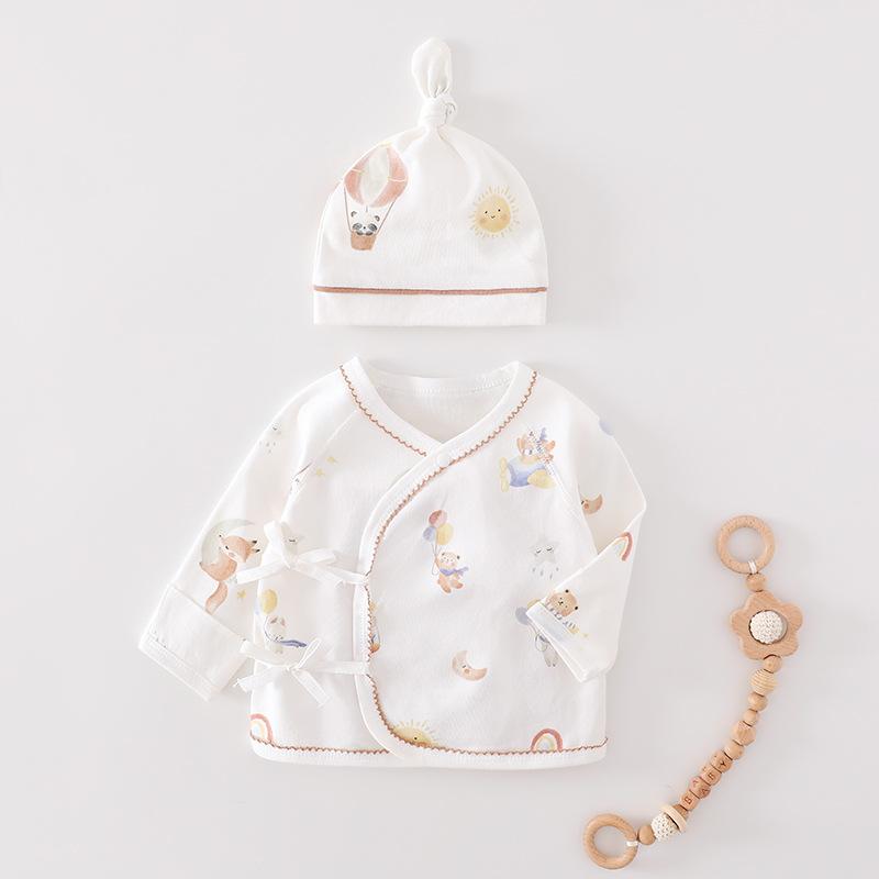 ベビー肌着 新生児 男の子 女の子 男女兼用 和尚着 短肌着 綿100% 無縫製 Aクラス安全 秋冬 出産準備 ..