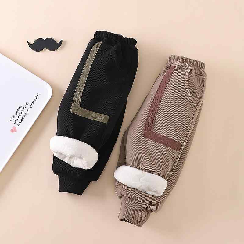 パンツ ベビー 男の子 男児 裏起毛 厚手 暖かい 防寒 秋冬 ロングパンツ 綿 コットン カジュアル ゴム..