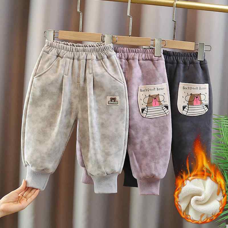 パンツ キッズ ベビー 男女兼用 裏起毛 厚手 暖かい スウェット ジョガーパンツ 綿素材 秋冬 防寒 おし..