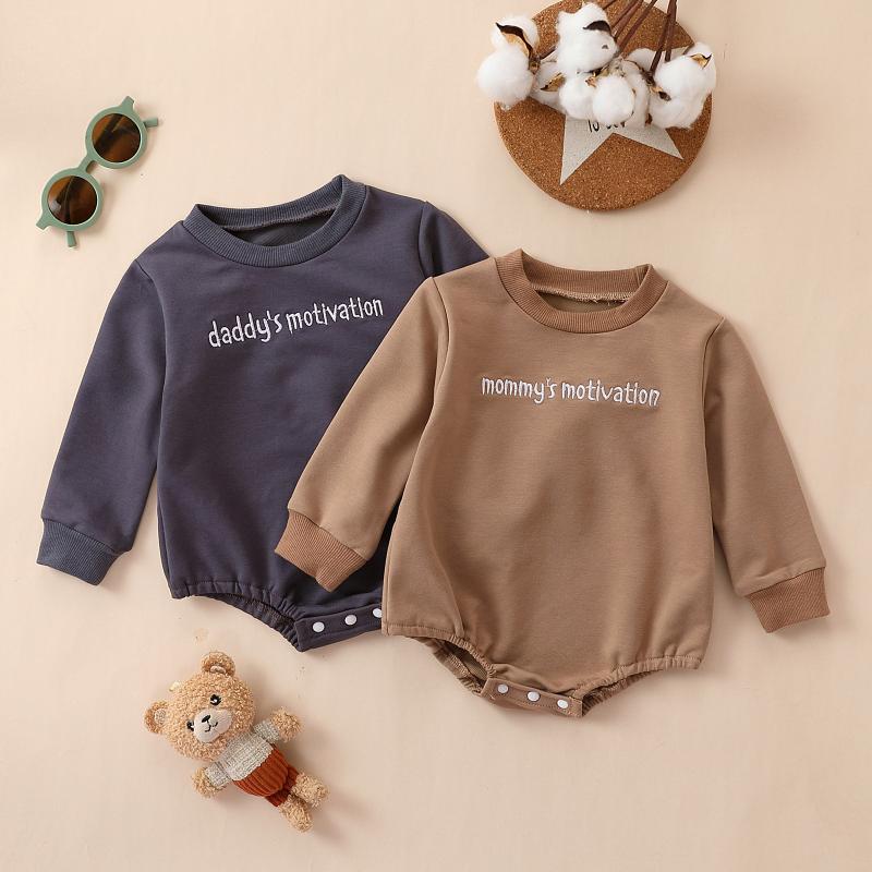 ロンパース カバーオール ユニセックス ベビー キッズ 男の子 女の子 綿 コットン ニット 無縫製 長袖 ..