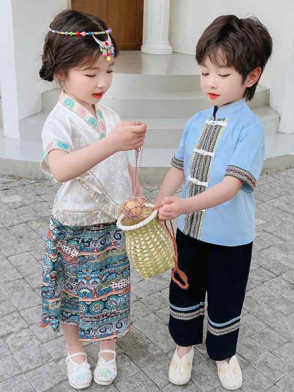 発表会衣装 子供 キッズ 幼児 小学生 春秋 中国風 漢服 中華衣装 民族風 ダンスウェア ステージ 舞台 ..