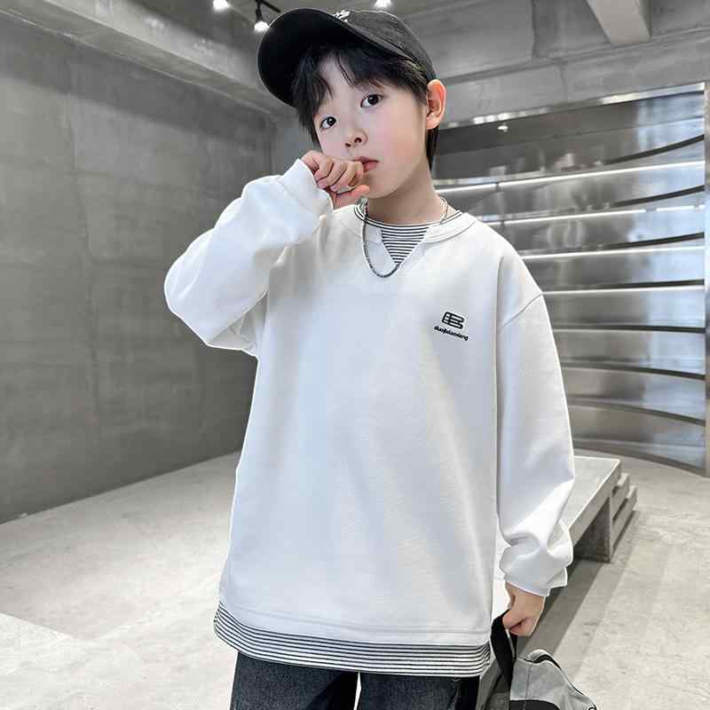 スウェット 男の子 キッズ ジュニア 男児 春秋 長袖 プルオーバー 綿 コットン トップス おしゃれ かっ..