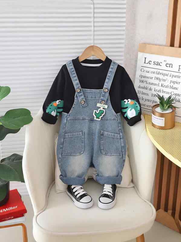 ・カテゴリ: キッズセットアップ・性別: 男女兼用・スタイル: 韓国風・セットタイプ: パンツセット・セット点数: 2点セット・ギフトボックス内容: 服・対象年齢: 1〜3歳 (80〜100cm)・袖丈: 長袖・パンツ丈: ロングパンツ・生地加工: 柔軟加工・生地の厚さ: 普通・柄: カートゥーン、アルファベット・特徴: セット、カートゥーン、かわいい、股開き可能・主な素材: 綿95%・開閉タイプ: プルオーバー・カラー展開: オフホワイト、オレンジ、ブラック・サイズ展開: 80cm、90cm、100cm、110cm、120cm