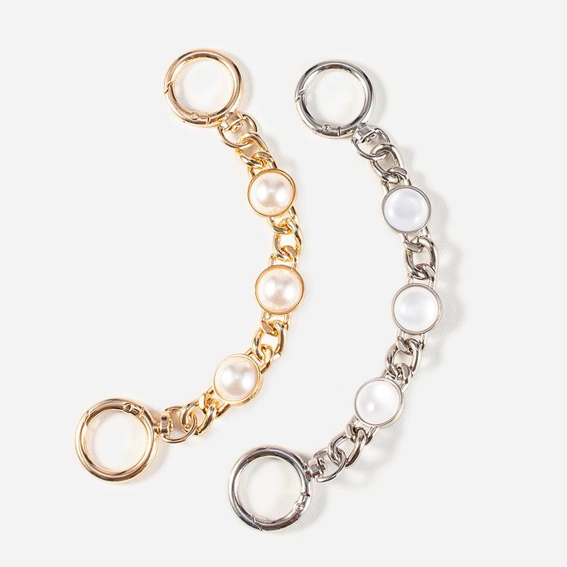 バッグチェーン レディース ショルダーバッグ 延長 長さ調整 付け替え カスタマイズ フルーツモチーフ アクリルチャーム 合金製 おしゃれ レトロ カジュアル