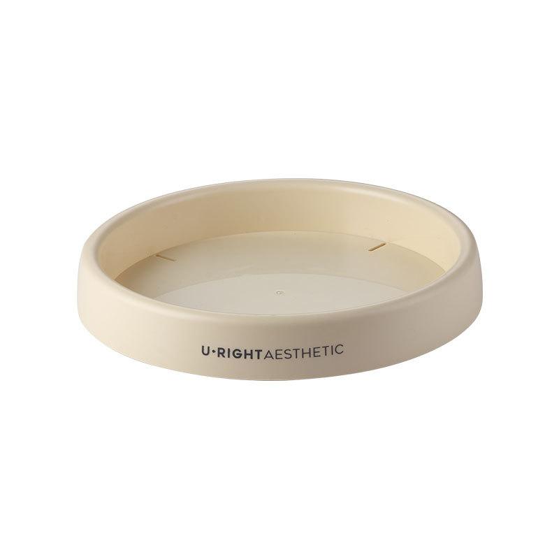 調味料ラック キッチン収納 回転式 多機能 卓上整理 家庭用 プラスチック製 オフホワイト クリア 大容量 醤油ボトル オイルボトル スパイスラック 収納棚 スタンド 省スペース