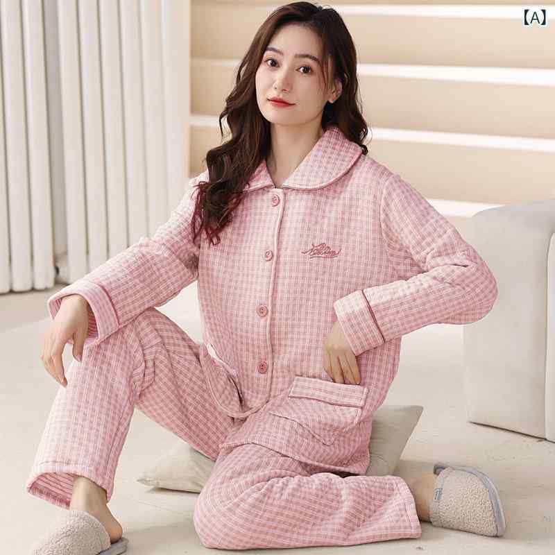 ・カテゴリ: セット・素材: 純綿サンドイッチ生地・スタイル: カーディガン・主な素材: 綿・ネックライン: 襟付き・袖丈: 長袖・パンツ丈: 長ズボン・機能: カジュアル、ルームウェア、保温、快適、普段着・着用シーン: アウトドア、室内・...