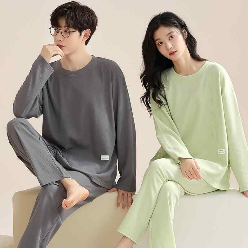 ・カテゴリ: パジャマ・主な素材: 綿80%以上90%未満・デザイン: セットアップ・厚さ: 中厚・ネックライン: クルーネック・袖丈: 長袖・パンツ丈: 長丈・機能: リラックス、通気性、睡眠、部屋着、快適、外出可・着用シーン: アウトド...