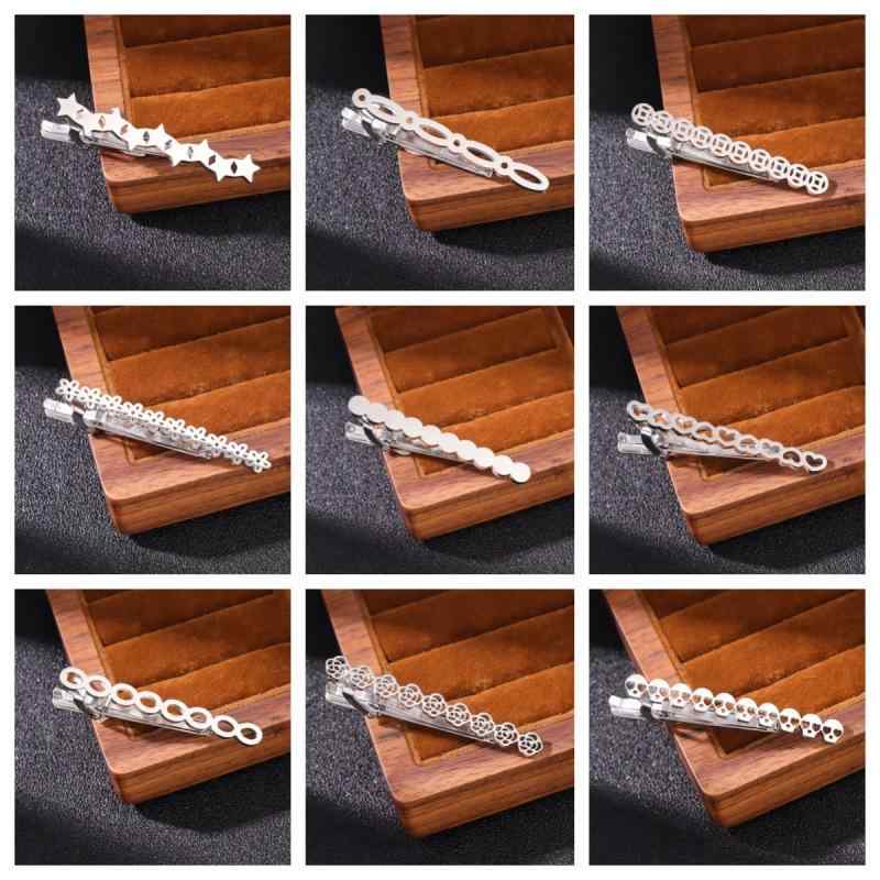 ネクタイピン メンズ シルバー 銅製 電気メッキ 透かし彫り スケルトン フラット型 幾何学模様 シンプ..