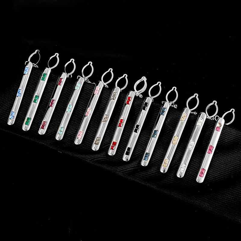 ネクタイピン 男女兼用 ゴールド シルバー ラインストーン ビジネス オフィス 通勤 タイクリップ タイ..