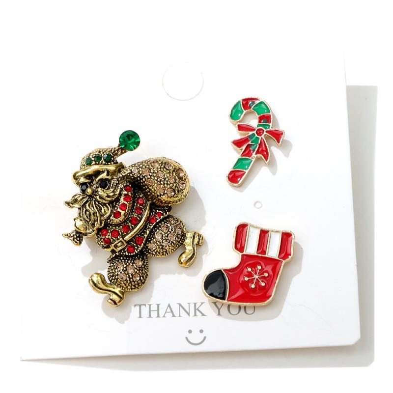 ブローチ レディース クリスマス ピンブローチ コサージュ かわいい キュート カートゥーン キャラクタ..