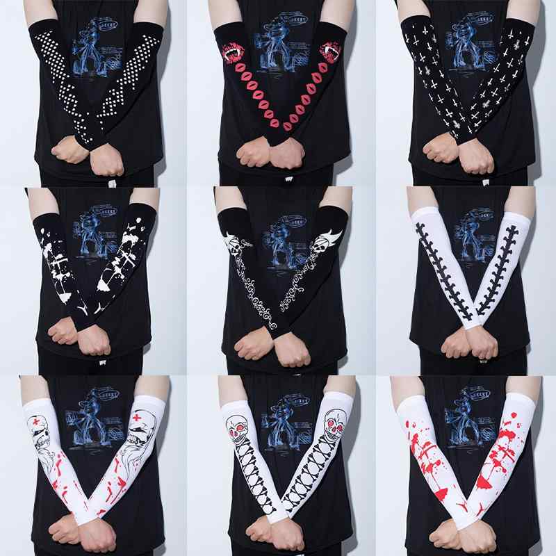 アームカバー レディース 女性用 接触冷感 UVカット 日焼け対策 ロング丈 吸湿速乾 通気性 スポーツ ドライブ アウトドア 普段使い 春夏 グレー ポリエステル ナイロン(x2)