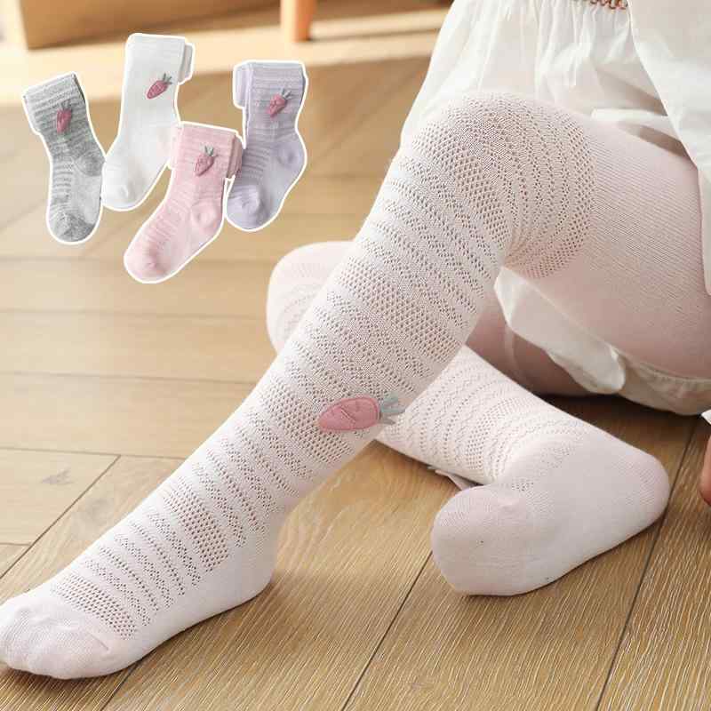 ["・子供用靴下素材: 彩綿","・性別: 女性","・子供用靴下カテゴリ: タイツ","・子供用靴下加工: メッシュ","・子供用靴下機能: 通気性","・筒丈: タイツ丈","・厚さ: 薄手","・柄: ストライプ","・特徴: ストライプ、可愛らしい","・主な素材: 綿75%","・カラー展開: ホワイト、ピンク、グレー、ライトパープル","・サイズ展開: 15/17 (0-6ヶ月), 18/20 (6-12ヶ月), 21/23 (12-24ヶ月), 24/26 (2-4歳), 27/29 (4-6歳)","・対象年齢: 1～3歳の乳幼児 (身長80～100cm)","・カテゴリ: 子供用靴下"]