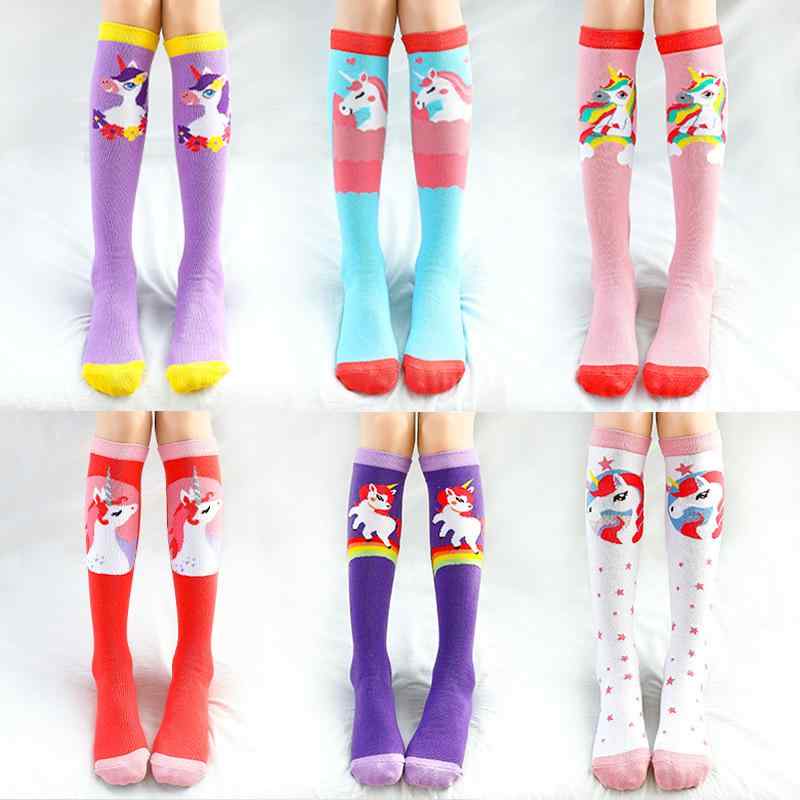 靴下 女の子 キッズ 春秋 キャラクター柄 かわいい おしゃれ トレンド コットン ミドル丈 クルーソック..