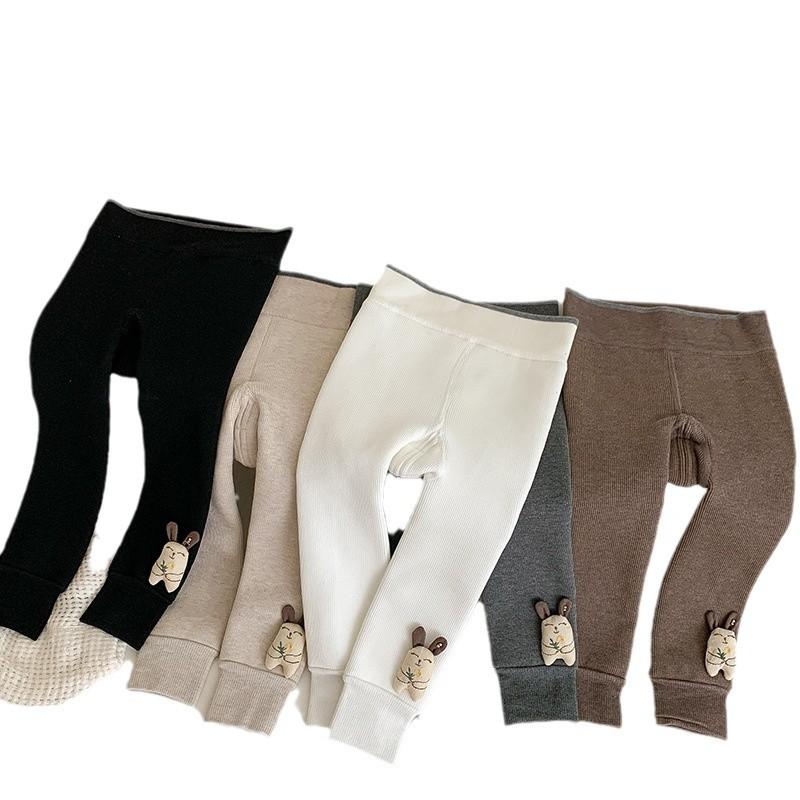 レギンス スパッツ 女の子 子供用 キッズ 裏起毛 ボア 厚手 極厚 九分丈 クロップド丈 ミドルウエスト ..