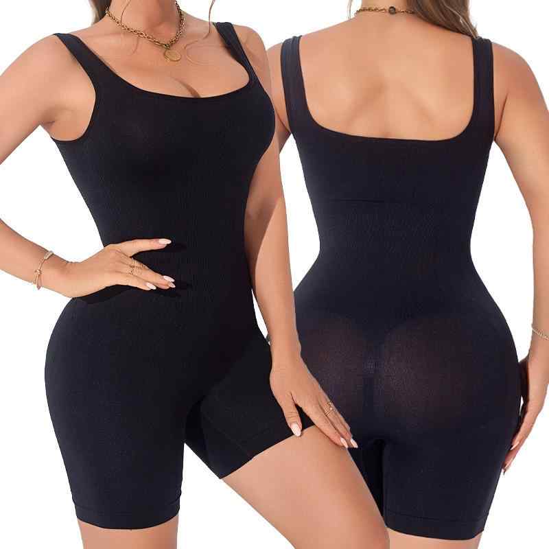 ボディスーツ レディース 補正下着 バストアップ ヒップアップ 腹部引き締め ウエストシェイプ 腰サポート Uバック シームレス インナー ナイロン素材 オールシーズン