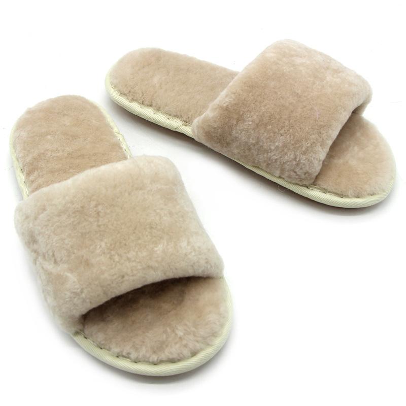 ルームシューズ 男女兼用 ムートン スリッパ シープスキン オーストラリア産羊毛 室内履き 保温 あったか 秋冬 軽量 レザー切り替え 無地 大人用