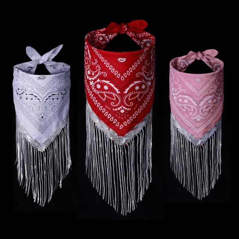 スカーフ レディース 女性用 欧米風 カジュアル ストリート系 ヒップホップ スクエア ペイズリー柄 バ..