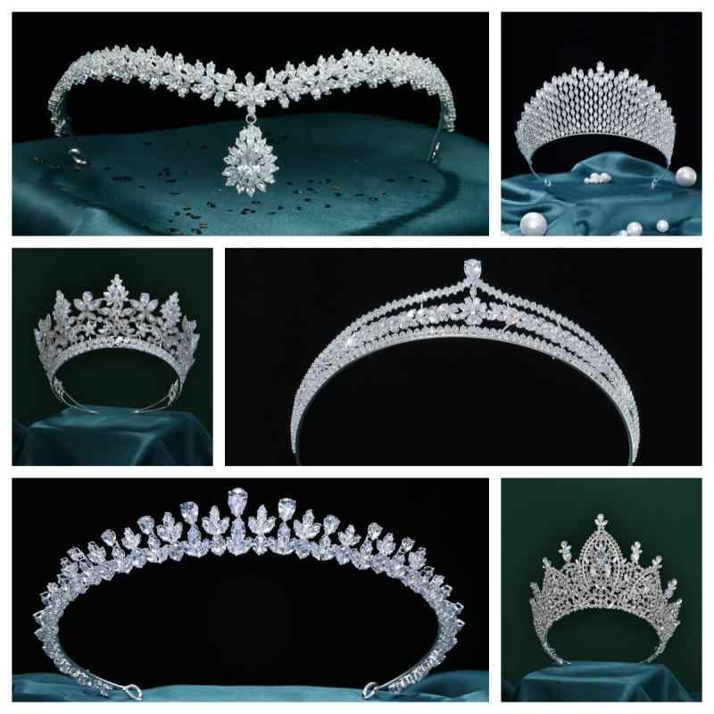 ヘアアクセサリー レディース 欧米風 ブライダル ウェディング 成人式 パーティー クラウン ティアラ ..