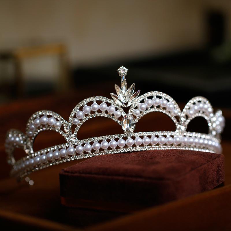 ヘアアクセサリー レディース ウェディング ブライダル 結婚式 披露宴 ティアラ クラウン ヘッドドレス..