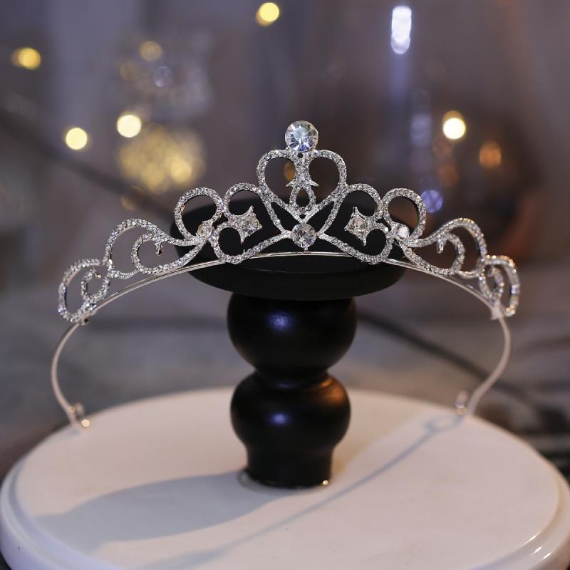 ティアラ 女の子 花嫁 ヘッドドレス クラウン 王冠 ヘアアクセサリー 髪飾り レトロ ヴィンテージ アン..