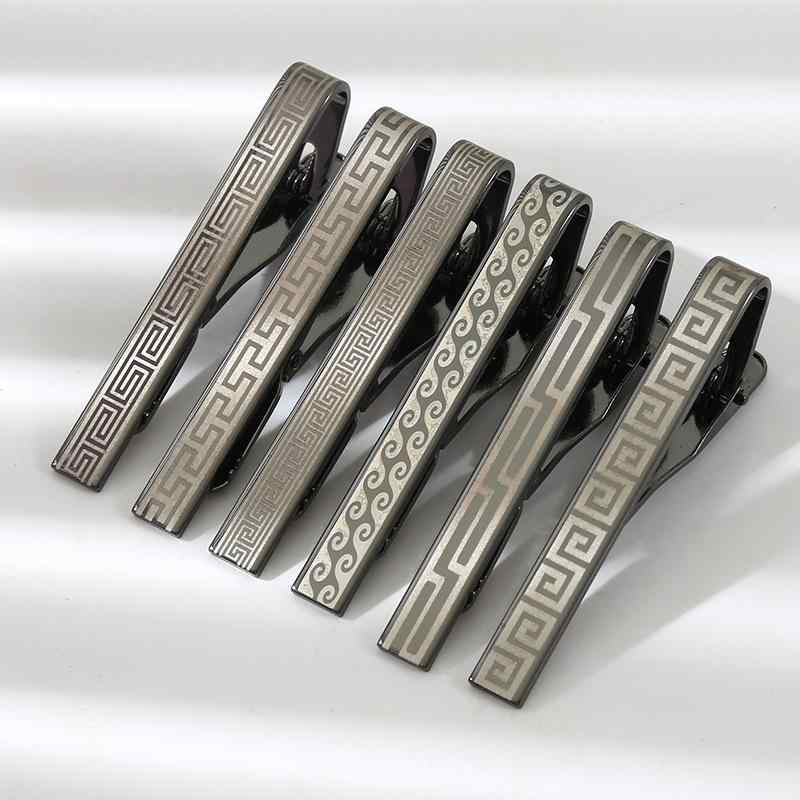 ネクタイピン メンズ G型 幾何学 シンプル ビジネス フォーマル オフィススタイル 高級感 鉄製 電気メ..