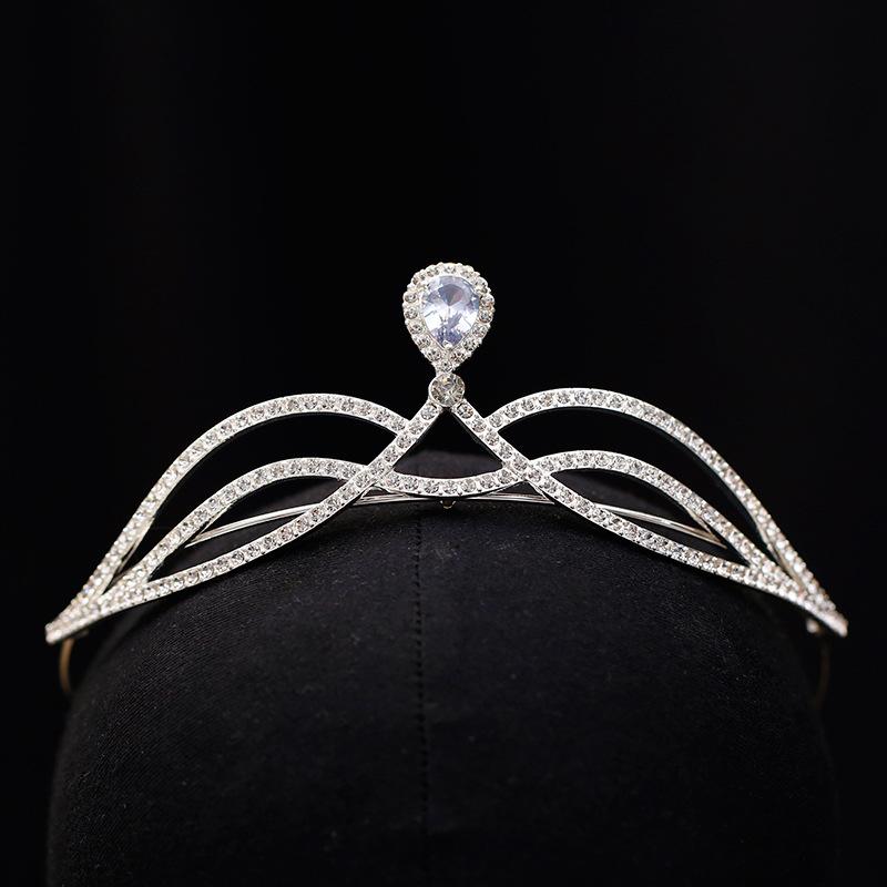 ヘアアクセサリー レディース 女性用 ブライダル 結婚式 ウェディング ティアラ 冠 クラウン 高級感 上..