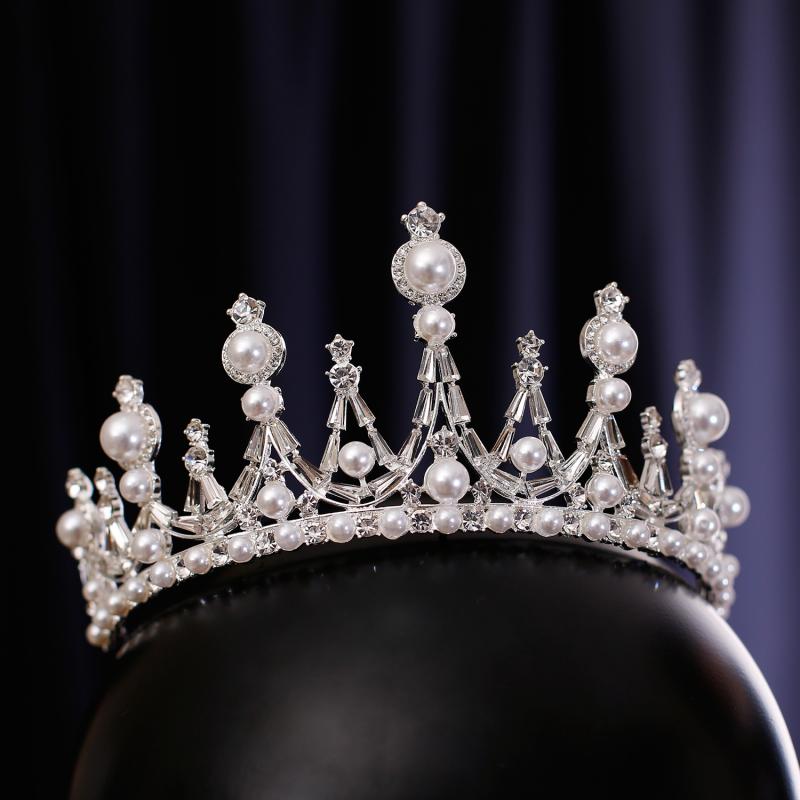 ヘッドドレス レディース 大人用 花嫁 クラウン ティアラ 結婚式 ウェディング ブライダル 披露宴 パー..