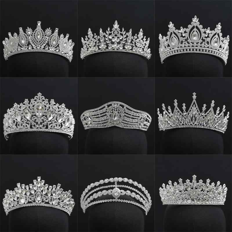 ヘッドドレス レディース バロックデザイン ティアラ 王冠 クラウン 合金 ラインストーン 高級感 ウェディング ブライダル 結婚式 披露宴 誕生日 卒業式 パーティー フォーマル
