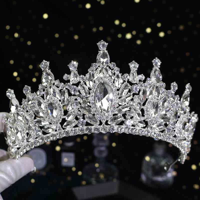 ヘッドドレス レディース ブライダル 結婚式 ウェディング 花嫁 プリンセス 冠 クラウン ティアラ 大ぶ..