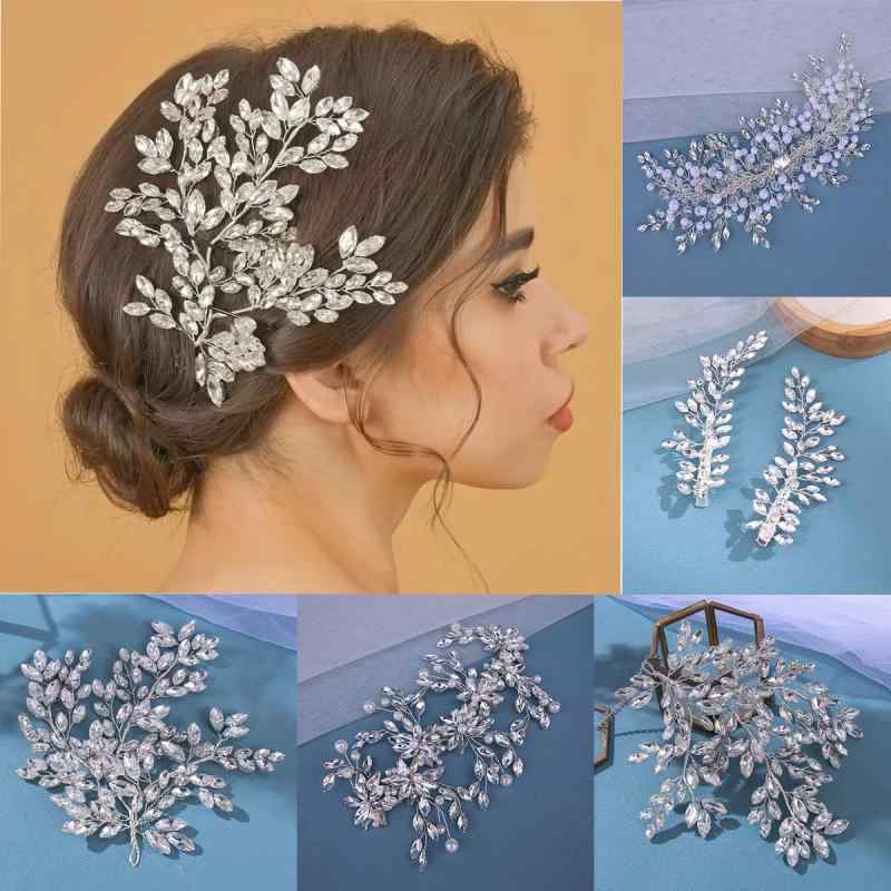 ヘッドドレス レディース 上品 華やか 高級感 ゴージャス エレガント 欧米風 ジルコニアフル装飾 パール リーフモチーフ ヘアバンド カチューシャ 結婚式 ブライダル ウェディング 前撮り 披露宴 プラスチック 樹脂