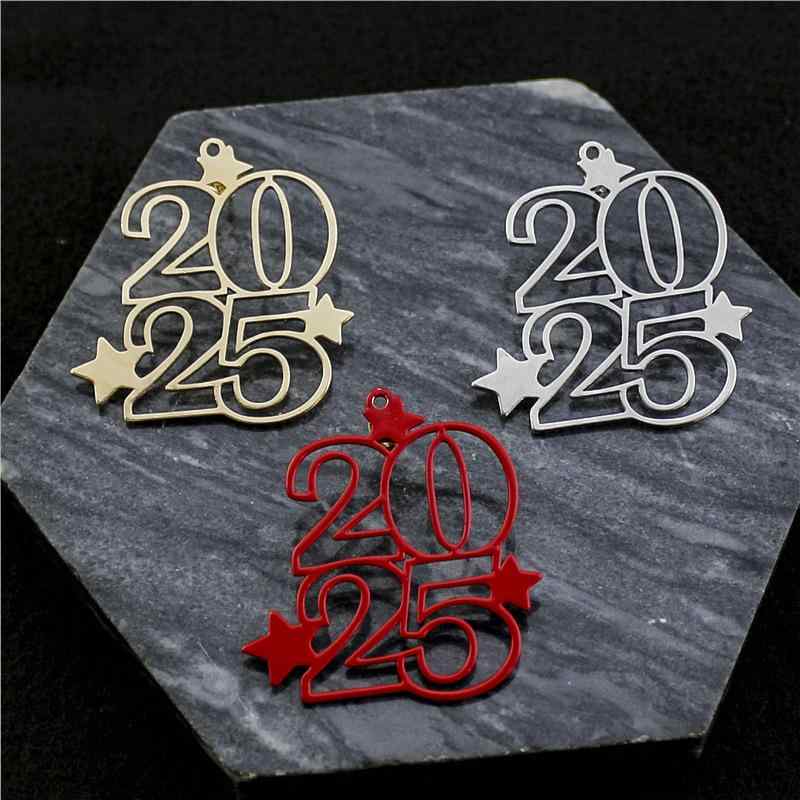 襟ピン ユニセックス オリジナル ファッション トレンド SNS風 数字 星柄 スターモチーフ 電気メッキ加工 亜鉛合金 パーティー イベント 祝日 ブローチ ラペルピン ゴールド シルバー レッド