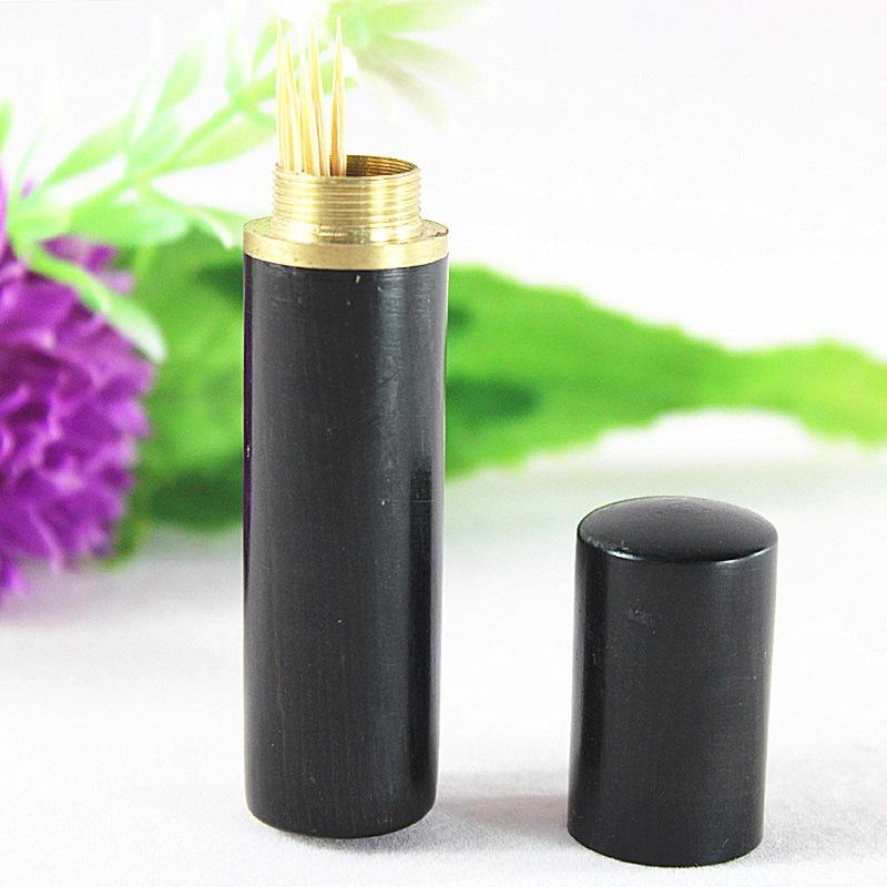 爪楊枝入れ インドローズウッド 黒檀 金糸楠木 龍彫り 天然木製 高品質 携帯 小型 高級感 おしゃれ 卓上 ピックケース インテリア 和モダン アジアン 開運 縁起物