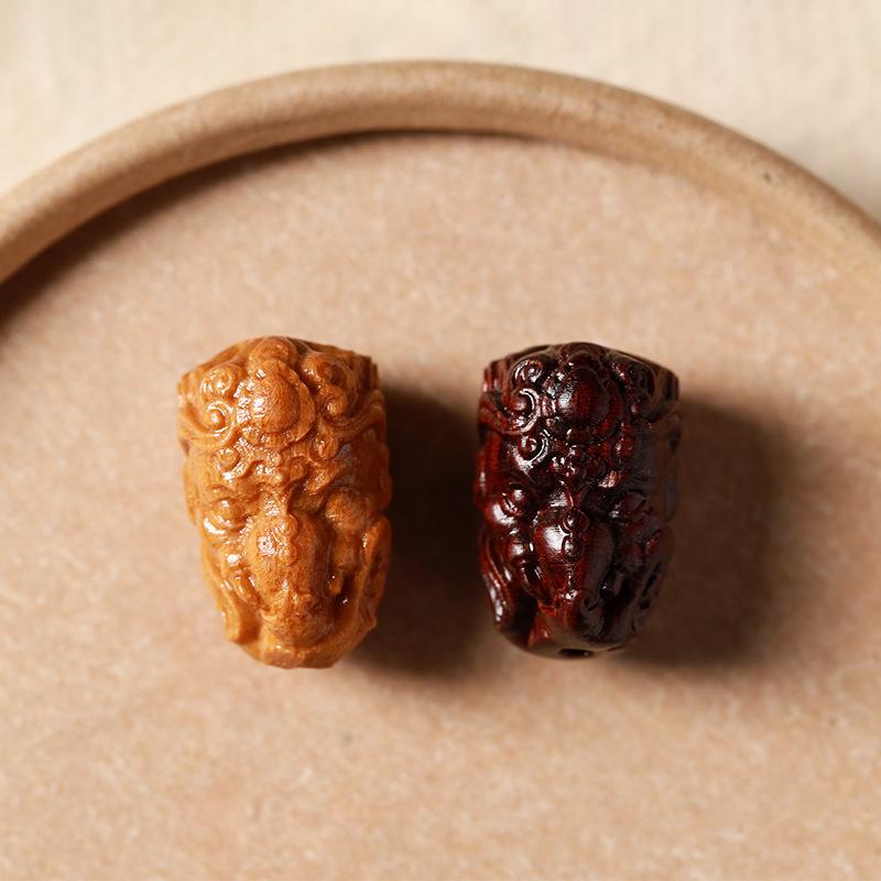 アクセサリーパーツ 紫檀 グリーンサンダルウッド サンダルウッド 無垢材 天然木 DIY 彫刻 ゾウ モチーフ ブレスレット ネックレス 手作り ハンドメイド 素材 クラフト