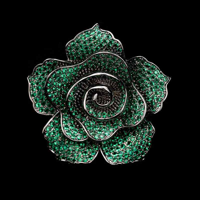 ブローチ レディース フレンチスタイル ローズ エレガント 上品 高級感 レトロ アンティーク調 宮廷風 ..