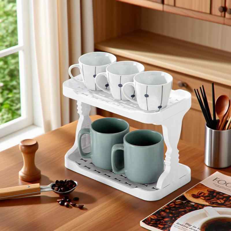 水切りラック カップ グラス 収納スタンド ワイングラス コーヒーカップ ティーカップ 整理棚 高級感 ..
