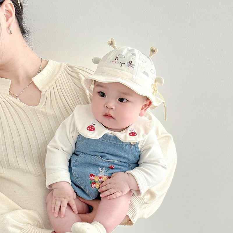 漁夫帽 バケットハット ベビー 赤ちゃん 新生児 低月齢向け 春夏 薄手 軽量 かわいい キャラクター柄 ..