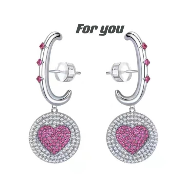 耳飾り レディース ハート フランス風 エレガント 上品 シンプル トレンド おしゃれ 万能 銅製 デイリーユース オフィス カジュアル フォーマル 普段使い 高見え