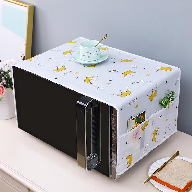 楽天way-ugo電子レンジカバー 防水 防塵 防油 PVC製 洗濯機 冷蔵庫 オーブン 家電 多用途 マルチカバー 汚れ キズ防止 目隠し おしゃれ シンプル インテリア 雑貨 トップクロス