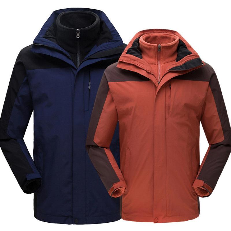 マウンテンパーカー メンズ 男性用 3WAY 2点セット フード付き シェルジャケット ウィンドブレーカー ..