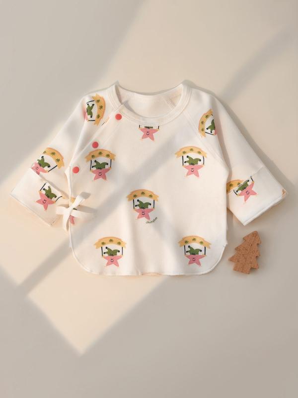 ベビー 肌着 新生児 男女兼用 打ち合わせ肌着 綿100% 天然素材 Aクラス 安心安全 保温 柔らかな肌触り ..