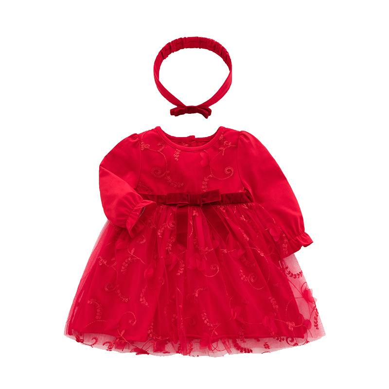 ワンピース ベビー 女の子 秋冬 ニット いちご柄 チェック柄 綿 Aライン かわいい おしゃれ ナチュラル ドレス セーター お出かけ 普段使い カジュアル 快適 長袖