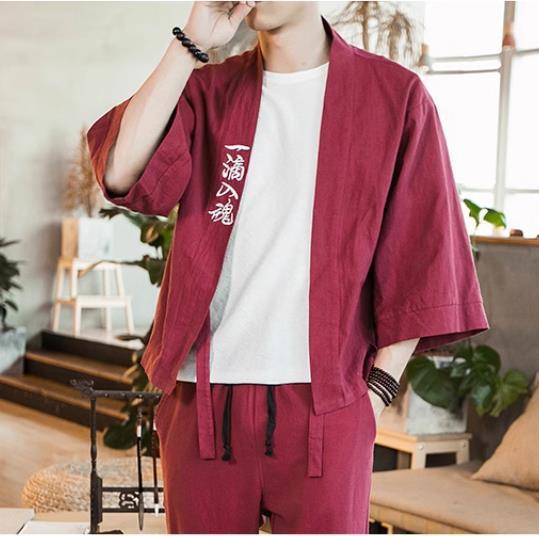 アウター メンズ 春夏 大きめサイズ ゆったり チャイナ風 綿麻 リネン チャイナジャケット 羽織り カジ..