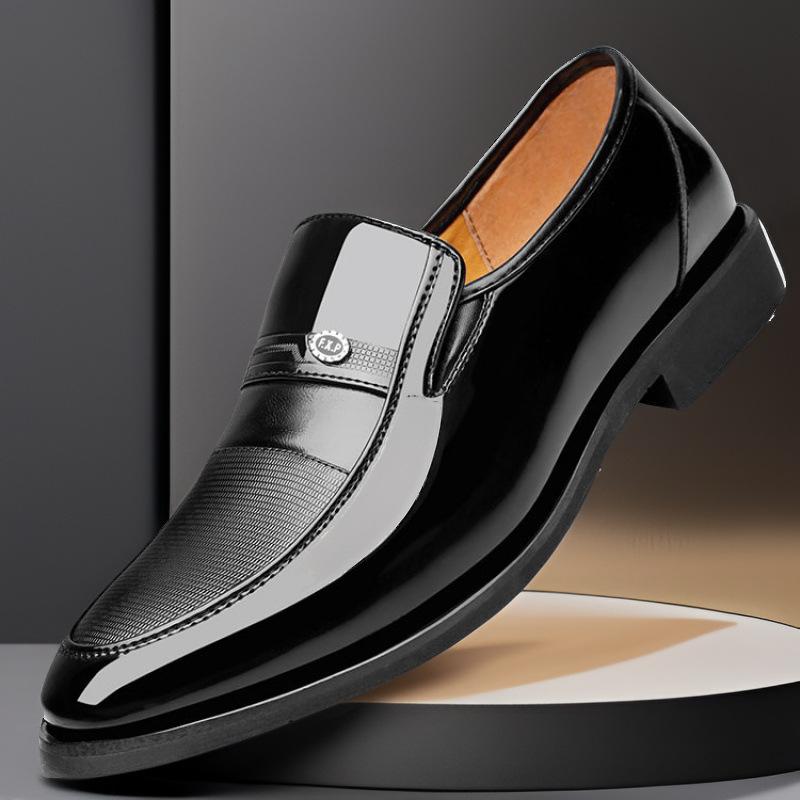 革靴 メンズ ビジネス フォーマル ワーク スリッポン 男性用 紳士靴 通勤 オフィス カジュアル PUレザ..